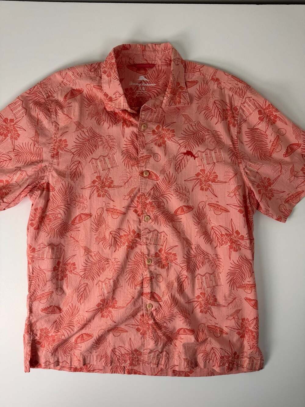 Tommy Bahama San Lucio Tides Flora Short Sleeve Woven Shirt